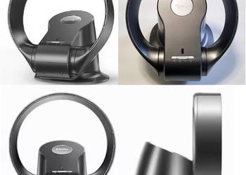 Nowy Wentylator Bezłopatkowy Stołowy lub Ścienny