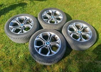 Alufelgi BMW wraz z oponami letnimi i czujnikami