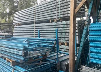 Rama H450cm dexion regał magazynowy paletowy warsztat trawers 275 hala