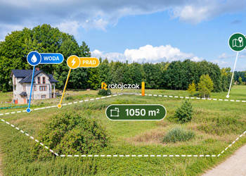 Do sprzedaży działka 1050m2 Przetoczyno Luzińska