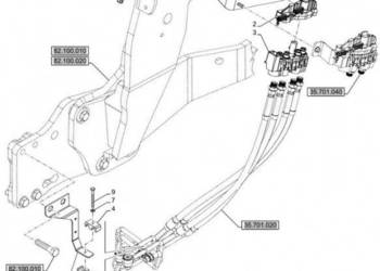 New Holland T6090 T6070 T7230 Wspornik 51594912