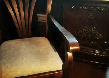 Stare krzesło fotel z podłokietnikami antyk