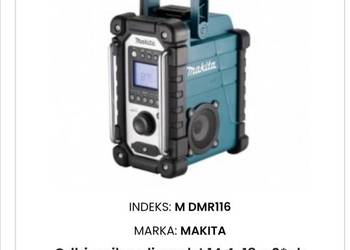 Sprzedam radio budowlane Makita z akumulatorem i ładowarką.
