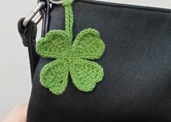 Brelok do kluczy, koniczynka