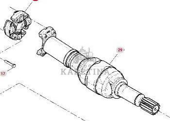 Fendt Vario 1038 1042 1046 1050 GEN 3 Przegub Wał Przegubowy F530300210260…