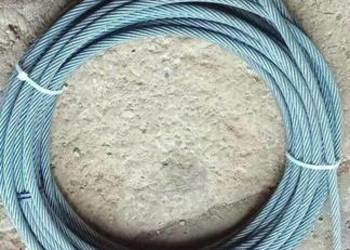 Lina stalowa fi 10miękka 8 zwojowa 25 metrów wyciągarka leśna