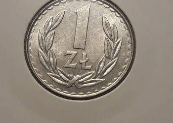 1 złoty 1986 r. nr 1 - mennicze