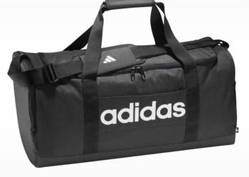 Torba Adidas duża 40l unisex czarna duffel bag podróżna na trening