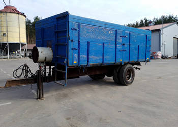 Przyczepa wywrotka KRONE 8 ton z suszarnią ziarna, kukurydzy