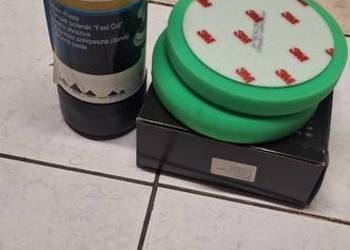 Zestaw-Pasta 3M biały korek +2pady polerskie 3M zielone.