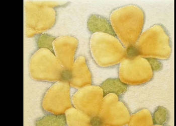 Sahara Nasturcja Motyw 1 wymiar 9,8 x 9,8; Cerkolor, płytki, kafelki, flizy