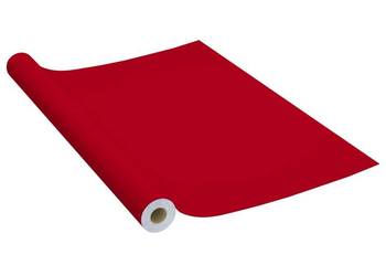 vidaXL Okleina meblowa samoprzylepna, czerwona(SKU:146124)