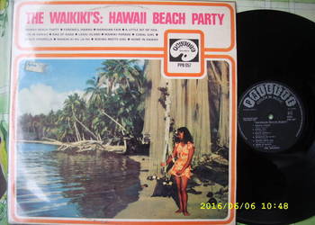 Folk LP ; THE WAIKIKIS--HAWAINBEACH PARTY. HOLLAND.