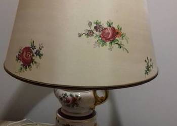 stylowa lampa stojąca porcelana