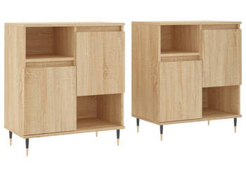 Szafki 2 szt. dąb sonoma materiał drewnopochodny WM-3190120