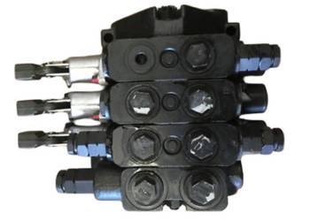 JCB 334/V1853 3-sekcyjny rozdzielacz hydrauliczny do JCB 926-2, JCB 050-4