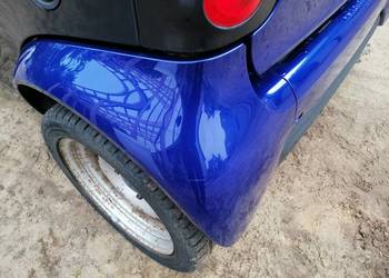 tylny błotnik lewy - Smart Fortwo 98 - 07 - niebieski