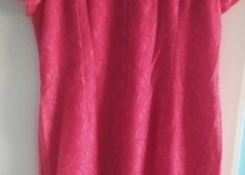 Zjawiskowa nowa krótka czerwona sukienka Fres roz 52-56.