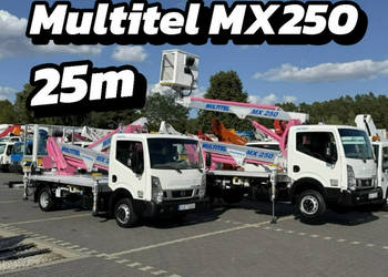 Nissan Cabstar Podnośnik Koszowy Zwyżka Multitel MX 250 UDT MZ 250 Steel V…