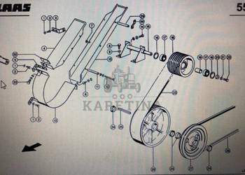 CLAAS 00 0667 903 1/Claas wałek pośredni/Claas Lexion 580 670 460-440 480 …