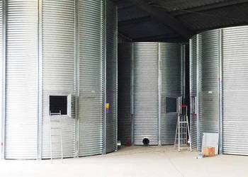 Silos do zboża 100 ton Silos zbożowy niemiecki wewnętrzny OCYNK