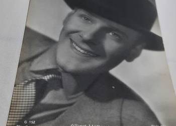 pocztówka z aktorem ALBERT MATTERSTOCK