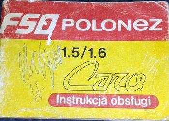 FSO Polonez Caro 1.5 /1.6 Instrukcja - Wyd. marzec -1991