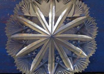 Kryształowy Talerzyk Deserowy PRL