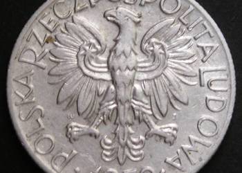 POLSKA 5 ZŁOTYCH 1959 - RYBAK