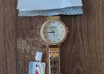 nowy damski zegarek z cyrkoniami Curren