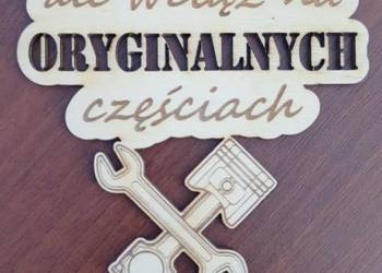 Topper na tort urodziny na oryginalnych częściach #MiszMówiszMasz