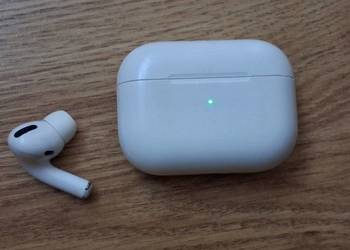 Oryginalne słuchawki AirPods Pro 1 / etui A2190 + lewa słuchawka