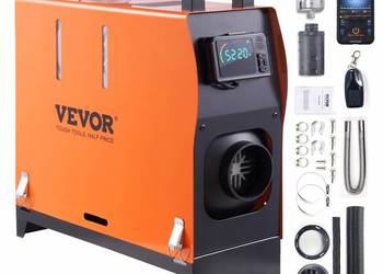 Ogrzewanie Postojowe Nagrzewnica Powietrza Vevor 12V Moc 8KW LCD Bluetooth