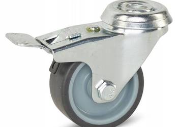 Koło Obrotowe z Hamulcem 50mm 40kg Guma TPR