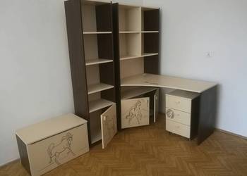 Zestaw mebli do pokoju dziecięcego lub młodzieżowego MEBLIK z motywem koni
