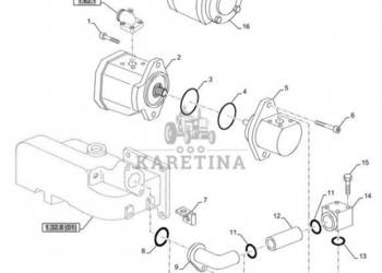 New Holland T6010 T6090 T6070 Regen pompa hydraul 25.2cc 87395822R