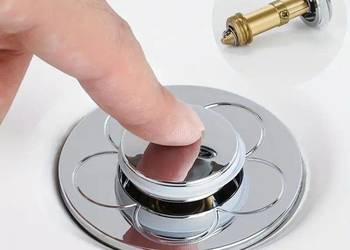 zatyczka - zamknięcie odpływu - umywalka zlew