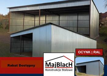 OCYNKOWANA Wiata Otwarta / Garaż Blaszany /HALA /WIATA– Maj-Blach