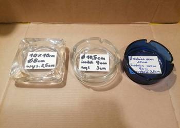 popielniczka szkło PRL