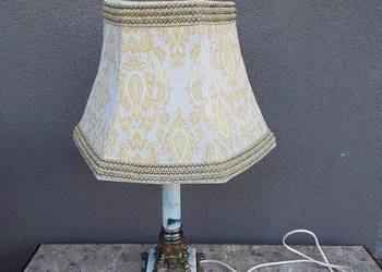 nr13 lampka nocna stołowa imitacja kamienia zdobiona