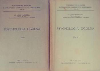 Psychologia ogólna 2 tomy  - Pastuszka