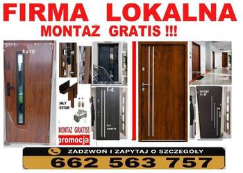 Drzwi zewnętrzne z MONTAŻEM wejściowe