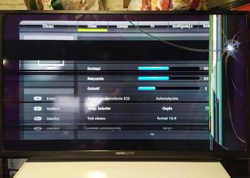 Części TV LCD Hannspree HSG1241: zasilacz, płyta główna,inverter led