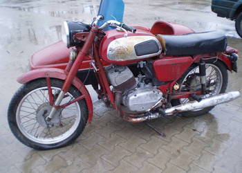Jawa 634 350 z koszem i z dkumentami