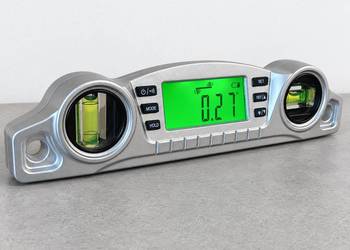 Poziomica cyfrowa 23cm elektroniczna LCD kątomierz 360° magnetyczna NOWA