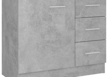 Szafka pod umywalkę szarość betonu 63x30x54 cm płyta WM-804188