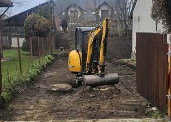 Wykopy pod ogrodzenia Kraków | Minikoparka z operatorem
