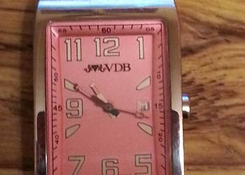 Szwajcarski damski zegarek różowy VDB dla Pani Szwajcarski damski zegarek różowy VDB dla Pani