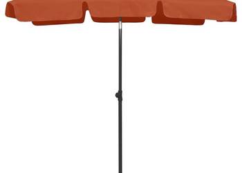 vidaXL Parasol plażowy, terakota, 180x120 cm(SKU:314724)