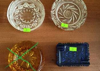 Popielniczki kryształowe- -porcelanowe / Kolekcje /